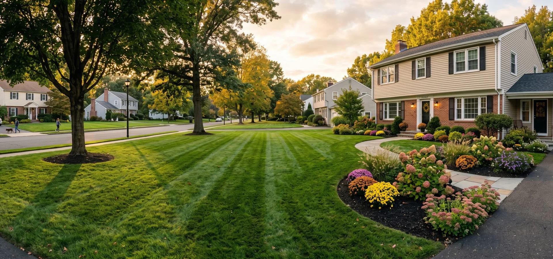 Professional residential lawn care in Hartford, CT by Landscaping Hartford
